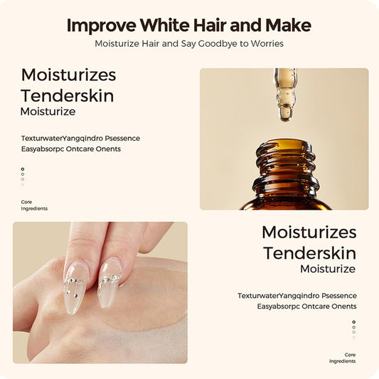 Sérum et huile de croissance capillaire au sésame noir