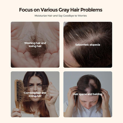 Sérum et huile de croissance capillaire au sésame noir