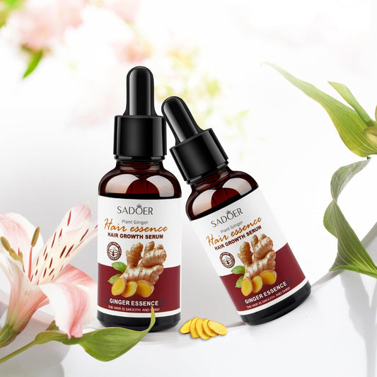 Huile essentielle de gingembre pour cheveux