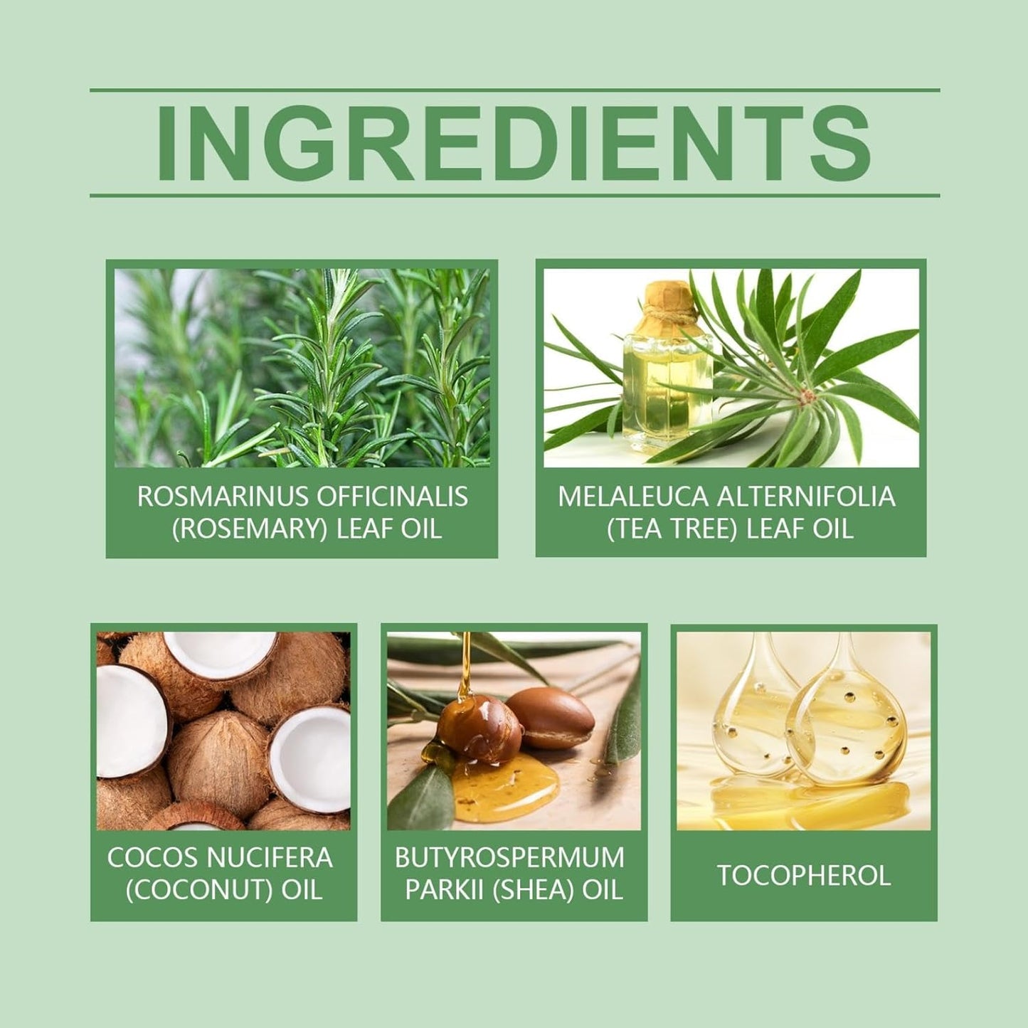 Huile essentielle de romarin pour cheveux (60 ml)